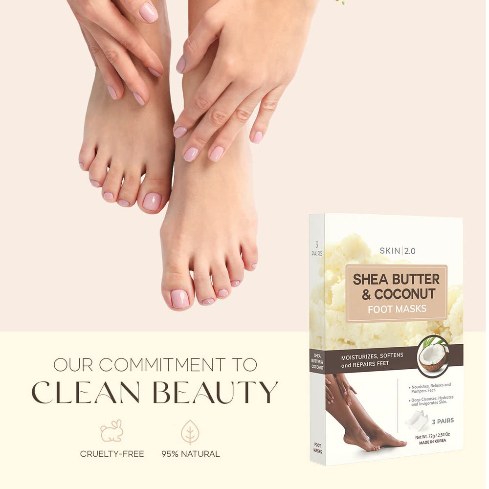 Skin 2.0 mascarilla para pies aporta nutrición y suavidad a la piel.