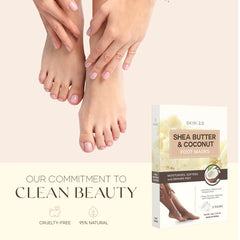 Skin 2.0 mascarilla para pies aporta nutrición y suavidad a la piel.