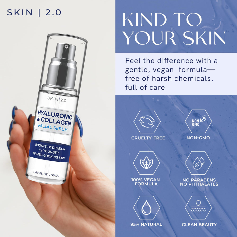 Skin 2.0 suero, piel con brillo uniforme tras uso diario.