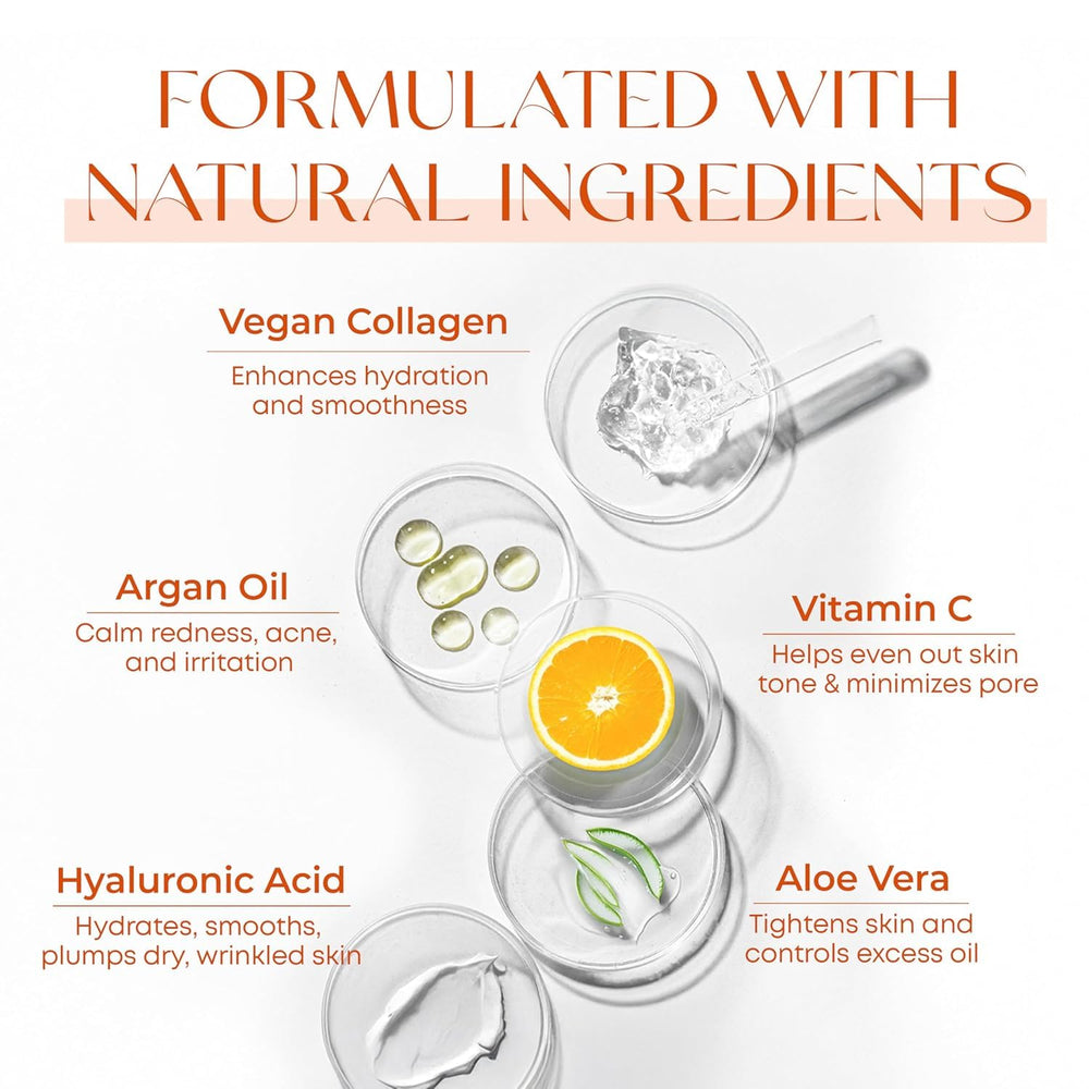 Skin 2.0 Vitamin C Serum apply image highlights quick absorption.