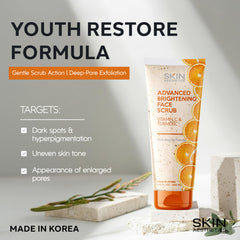 Skin Aesthetics Vitamina C y Curcuma exfoliante: brillo suave para piel radiante.