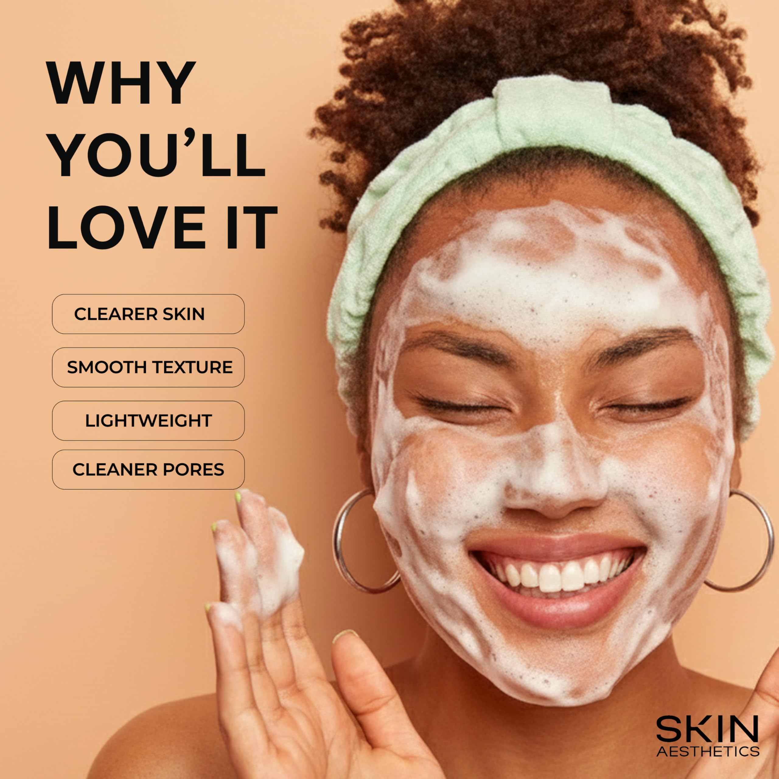 Skin Aesthetics Vitamina C y Curcuma exfoliante: piel hidratada tras la exfoliación.