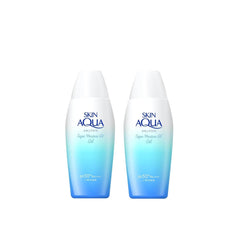 Skin Aqua UV Super Moisture Gel packaging in a two-pack for daily sun protection.