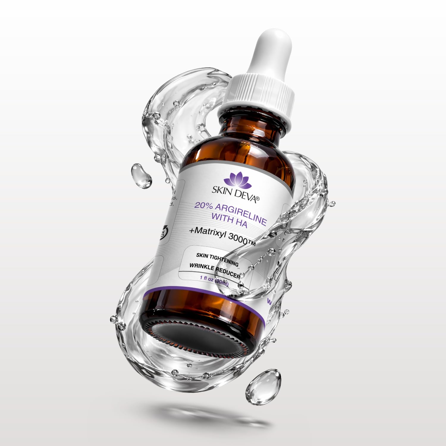 SKIN DEVA serum on bathroom shelf ready for daily regimen