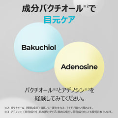 Bakuchiol Eye Serum with caffeine in action for refreshed, awake-looking under-eye skin.