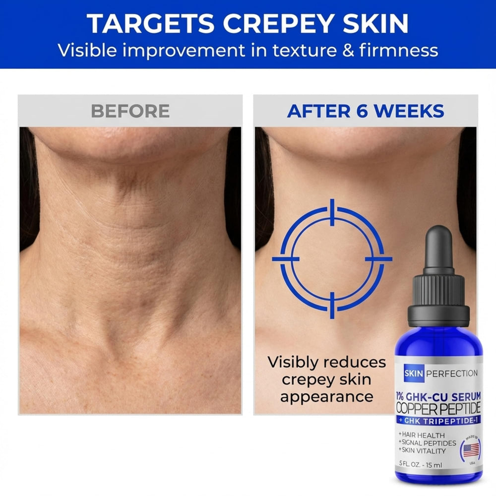 Skin Perfection hair density serum suggests enhanced fullness.