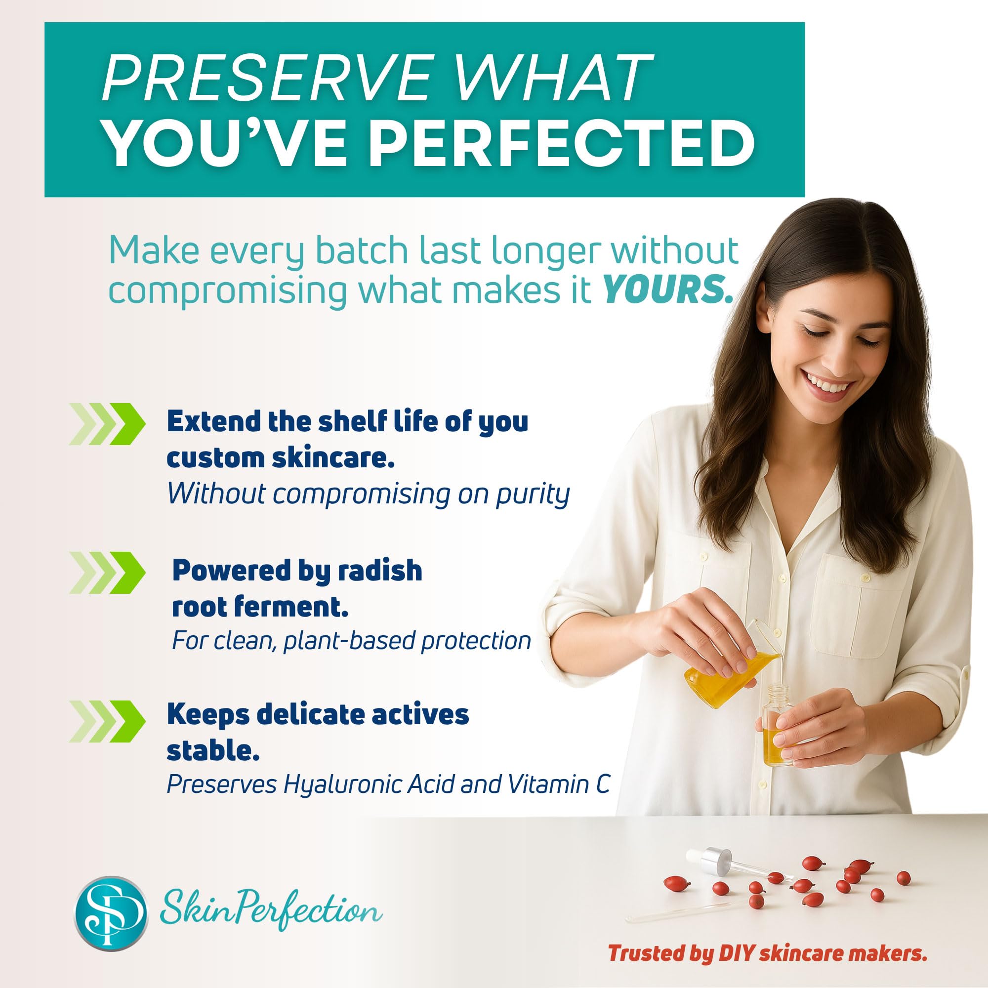 DIY formulation using Leucidal Liquid in skincare preservation