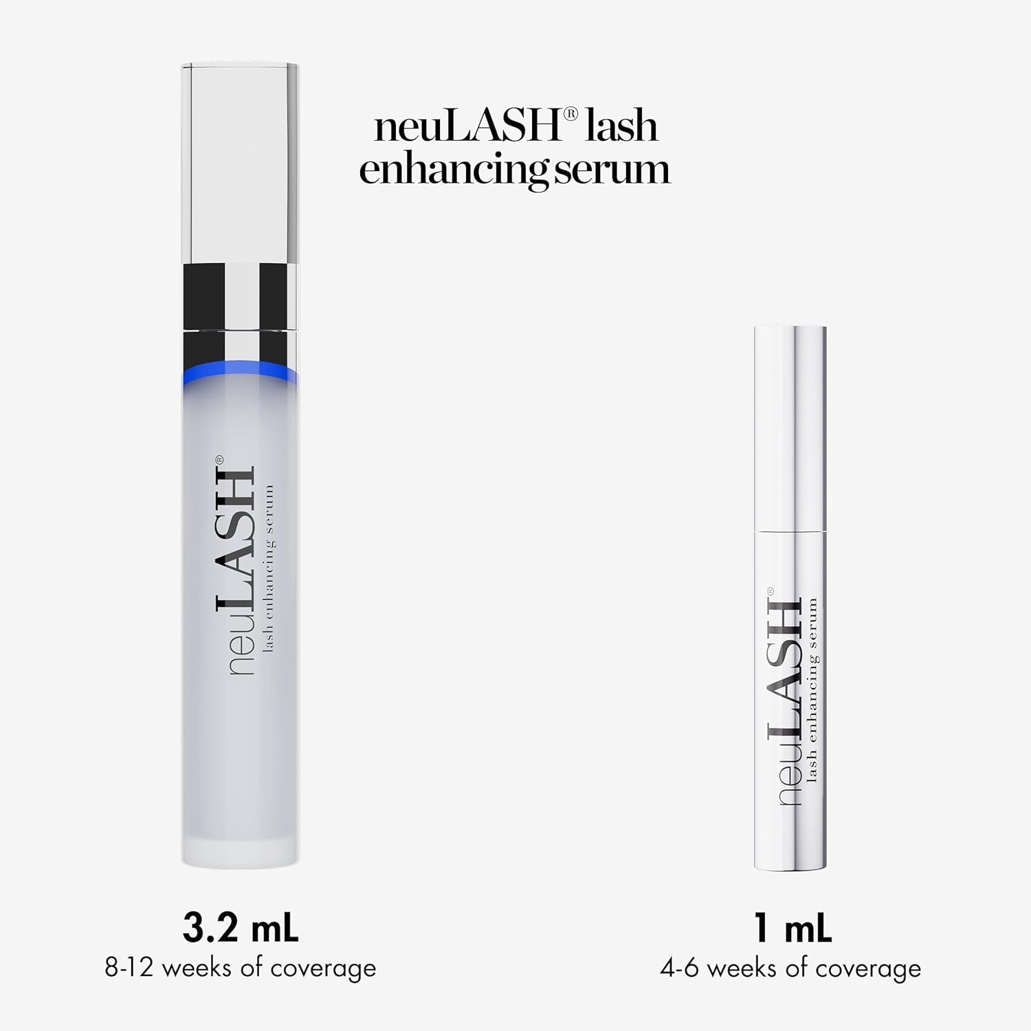 Skin Research Laboratories neuLASH serum on desk implies premium lash routine.