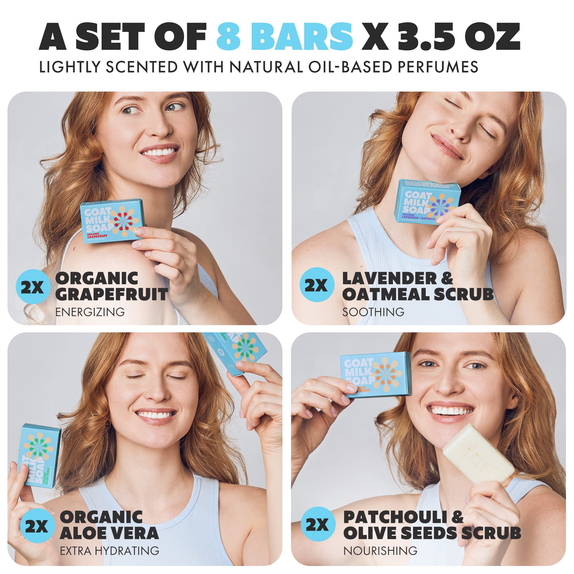 Skin Said Yes Jabón leche cabra coco, hidratación profunda para la piel.