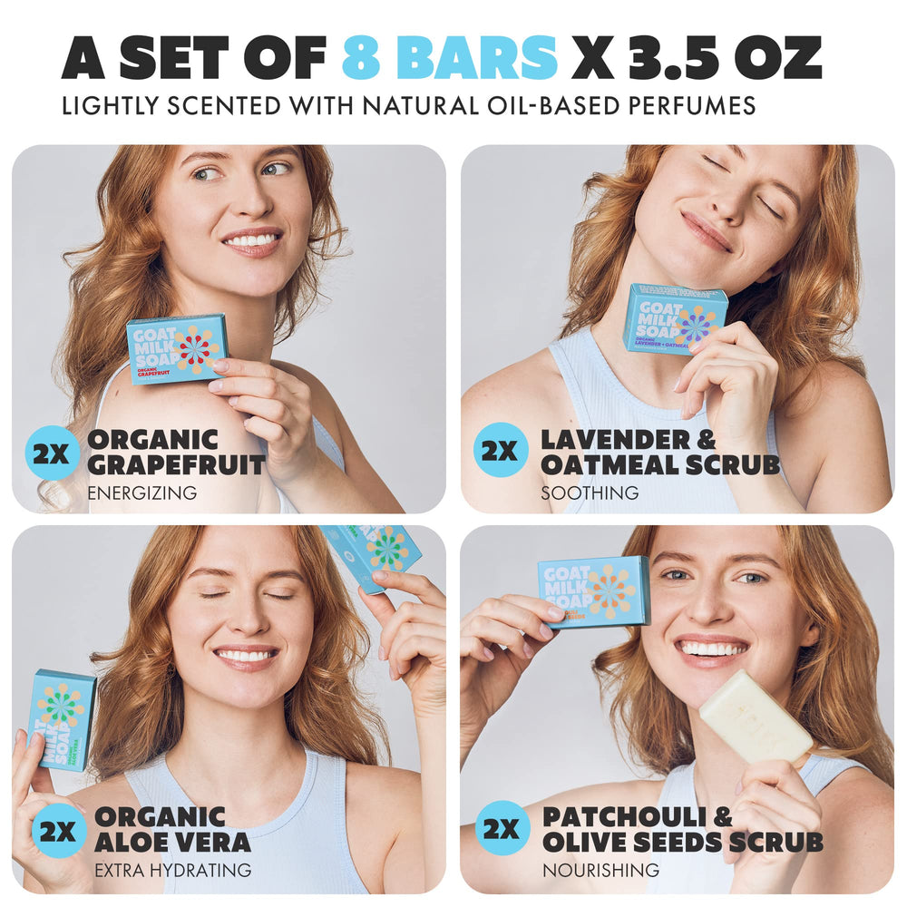Skin Said Yes Jabón leche cabra coco, hidratación profunda para la piel.