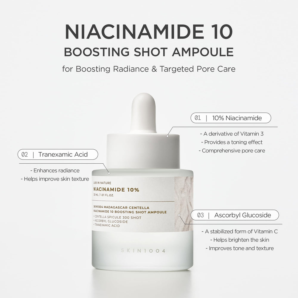 SKIN1004 Ácido tranexámico, ampolla para rostro con efecto suave.