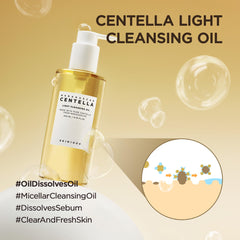 SKIN1004 Centella Madagascar Limpiador Aceite: textura ligera ideal para una limpieza suave