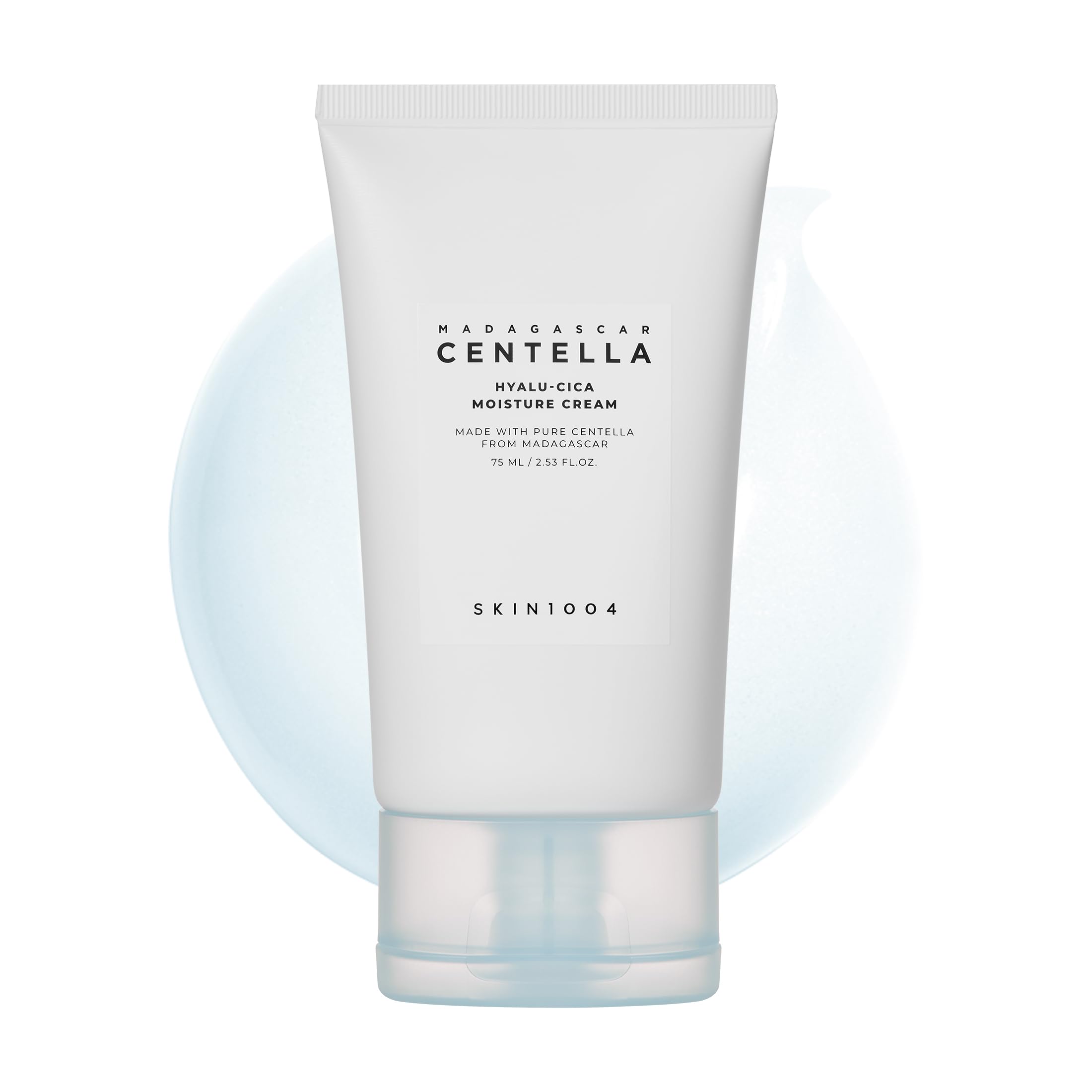 SKIN1004 Hyalu-Cica Moisture Cream en bote, hidratación duradera para la piel