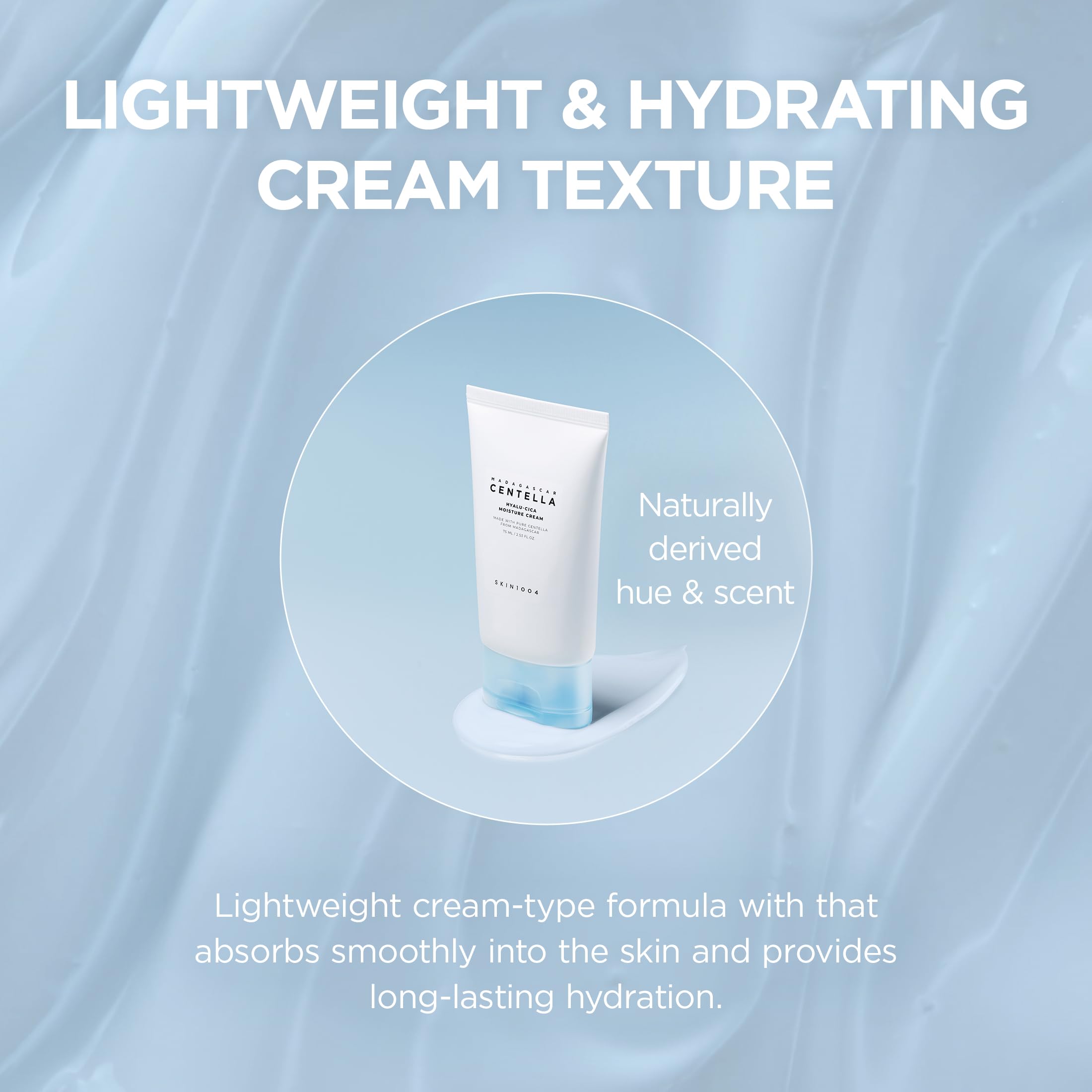 Envase minimalista de SKIN1004 Hyalu-Cica Moisture Cream