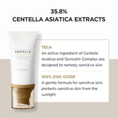 Outdoor scene with SKIN1004 Madagascar Centella Air-fit Suncream Light on skin