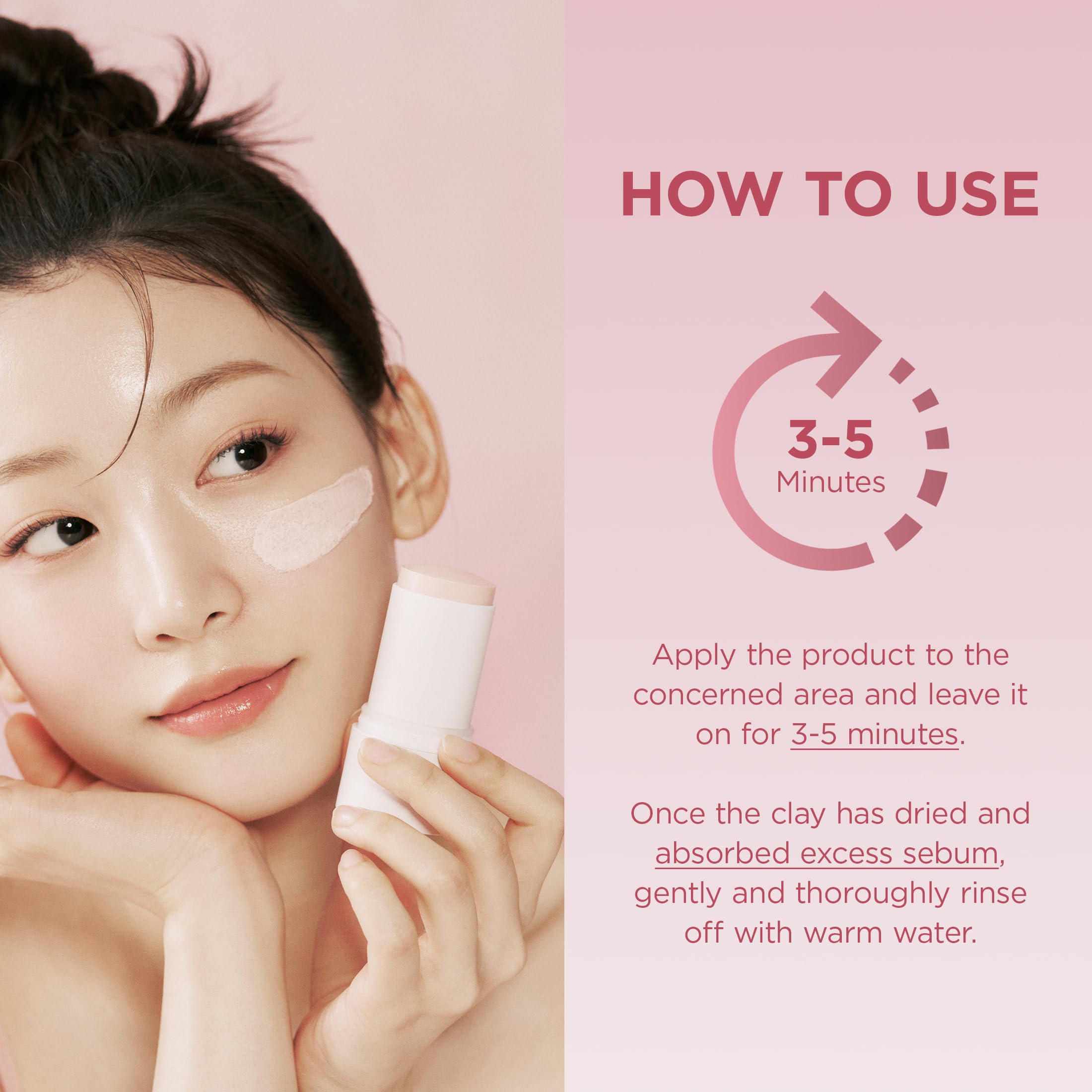 SKIN1004 Poremizing Quick Clay Stick Mask dermatológicamente probada para piel sensible.