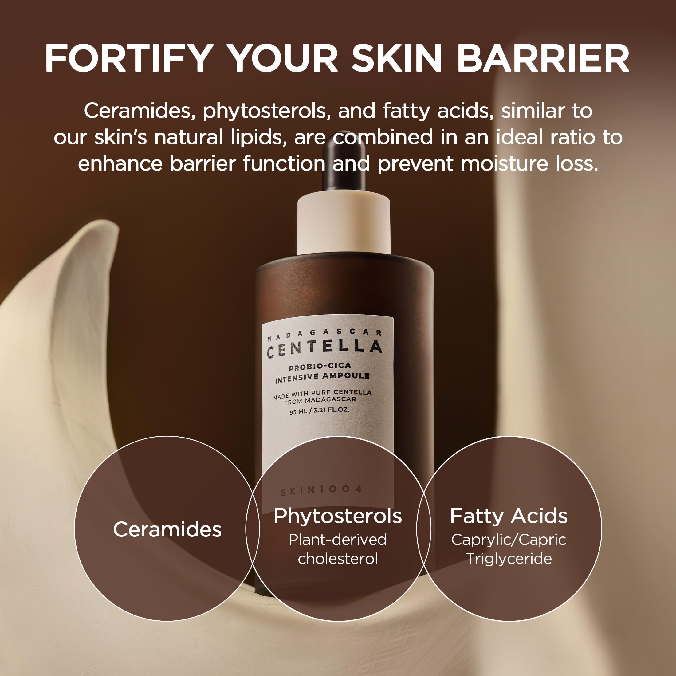 SKIN1004 Probio Cica ampolla intensiva ofrece hidratación suave sin residuo