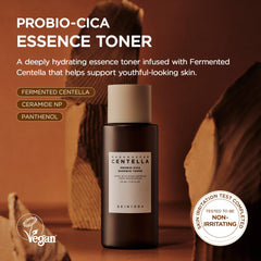 Aplicación con algodón de SKIN1004 Probio-Cica Toner para absorción suave
