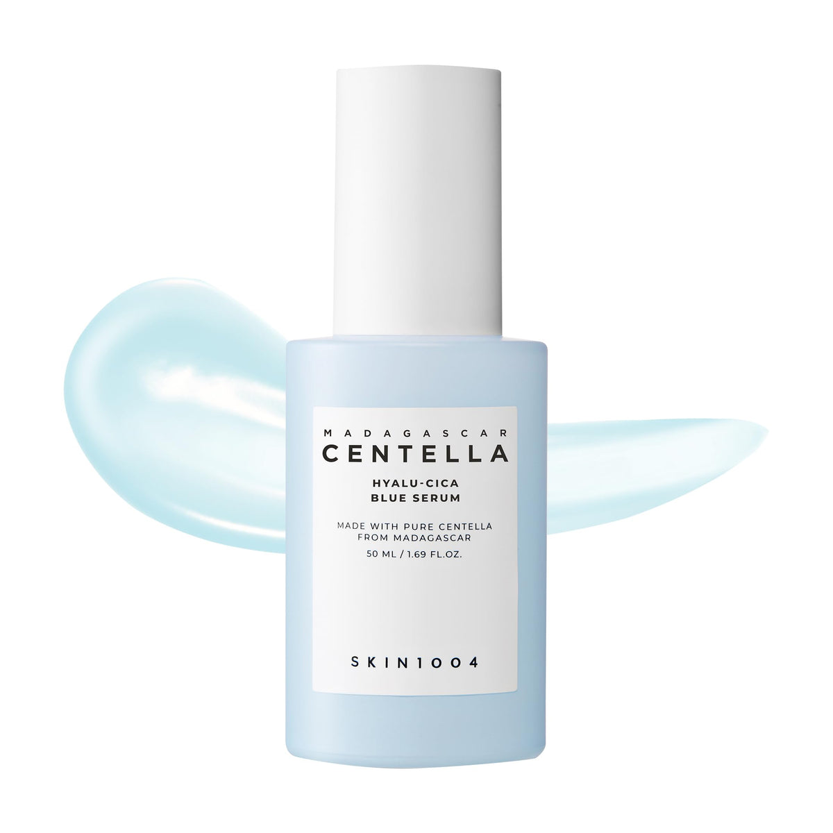 SKIN1004 Hyalu-Cica Azul Suero: botella para hidratación duradera.