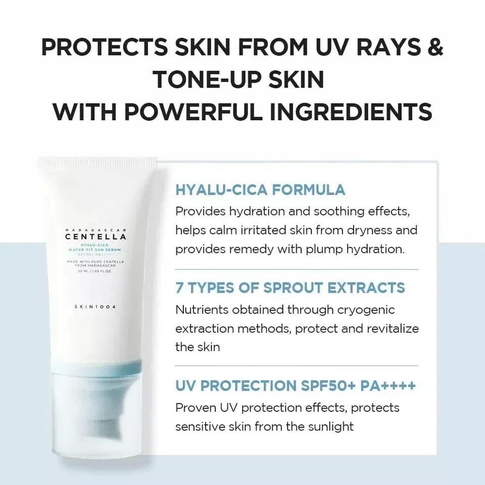 SPF 50+ PA4xx sun protection icon with reef-safe, hypoallergenic formula