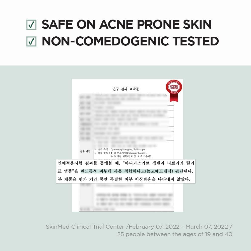 SKIN1004 Tea-Trica Alivio Ampolla, hipoalergénico probado para piel sensible