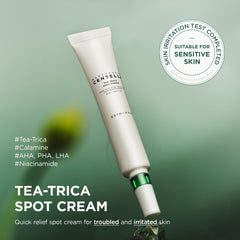 SKIN1004 Tea-Trica aplicación localizada facilita el cuidado puntual.