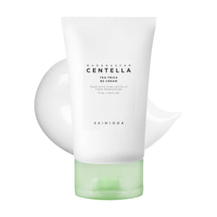 SKIN1004 Tea-Trica B5 Cream, envase, hidratación suave para piel sensible.