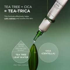 SKIN1004 Tea-Trica textura suave, se desliza fácilmente sobre la piel.