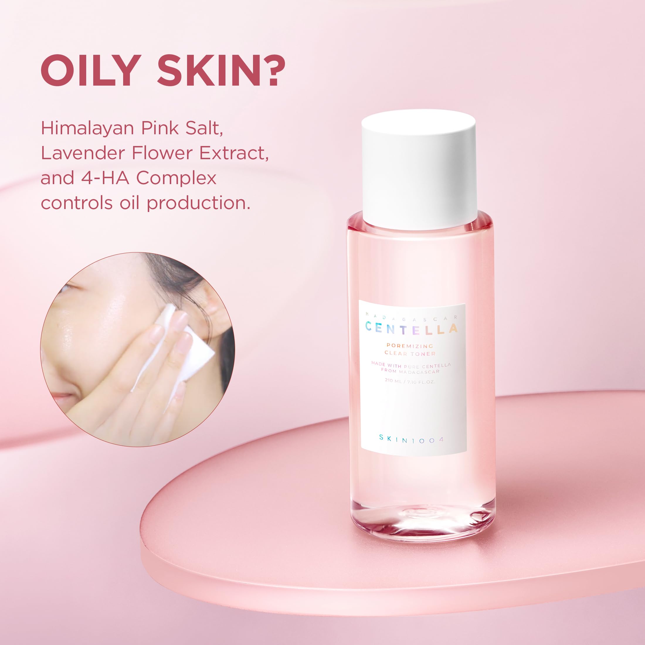 SKIN1004 Poremizing Clear Toner 4HA complex para renovación suave.