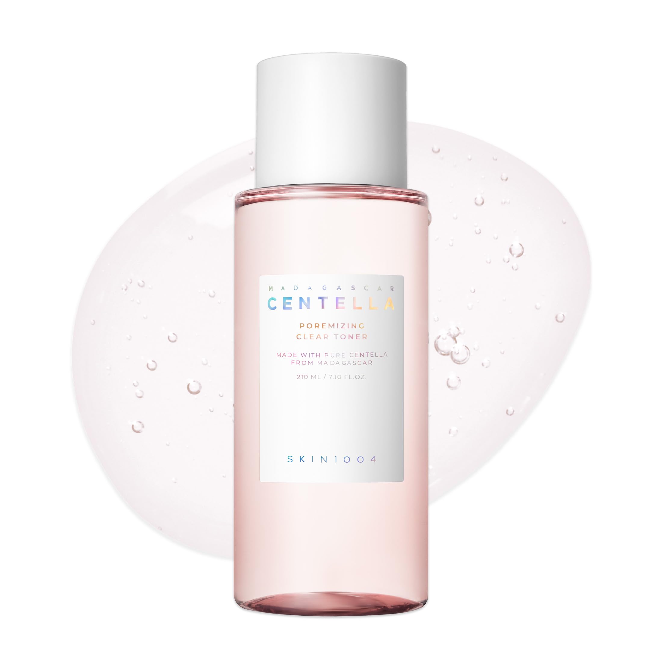 SKIN1004 Poremizing Clear Toner en botella de 210 ml para uso diario y cuidado de poros.