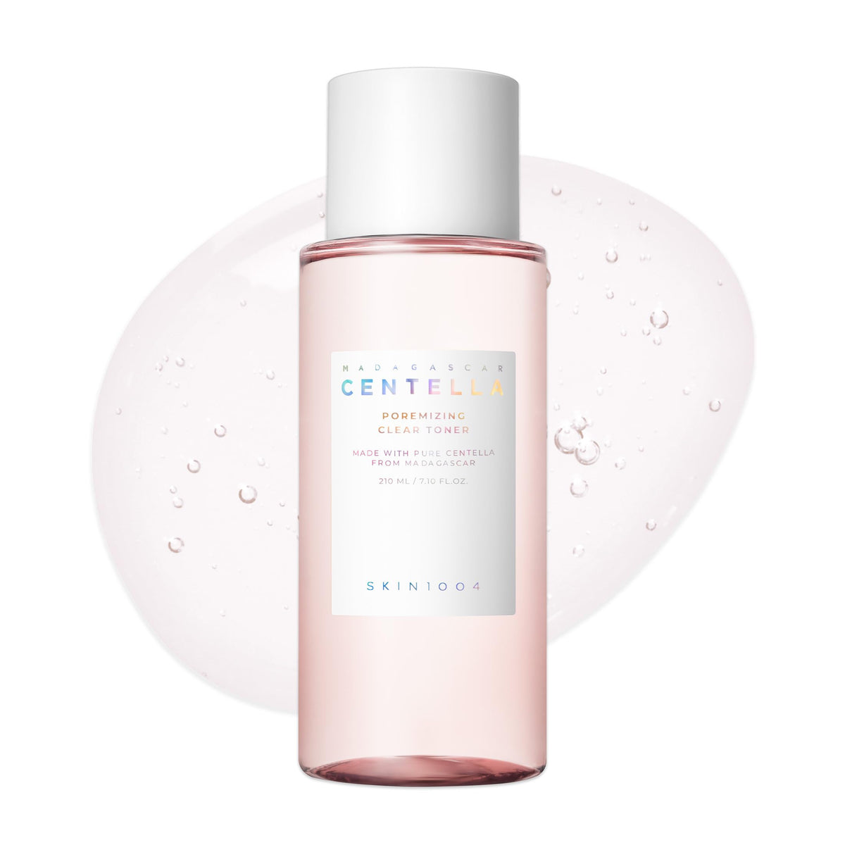 SKIN1004 Poremizing Clear Toner en botella de 210 ml para uso diario y cuidado de poros.
