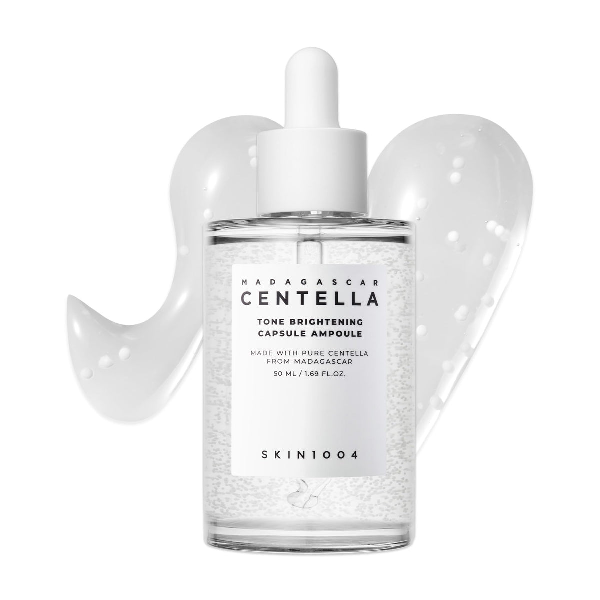 SKIN1004 tono equilibrante cápsula serum en botella para tono de piel uniforme