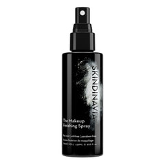Skindinavia makeup finishing spray bottle for all-day wear.