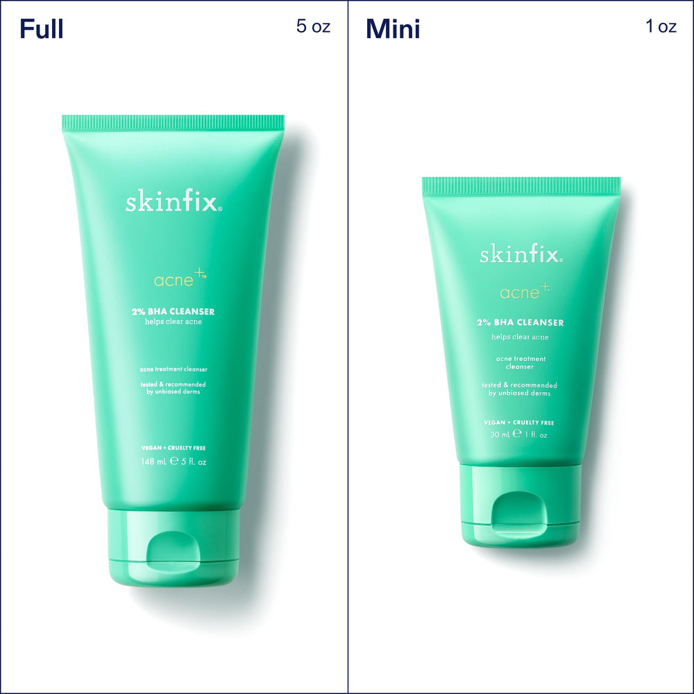 Skinfix 5 oz bottle packaging shown for easy daily use.
