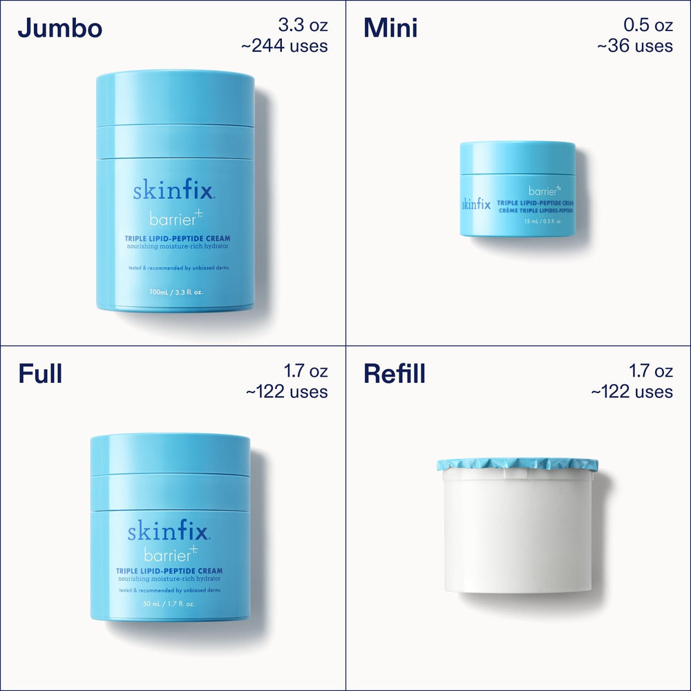 Non-comedogenic Skinfix formula label with smooth texture close-up.