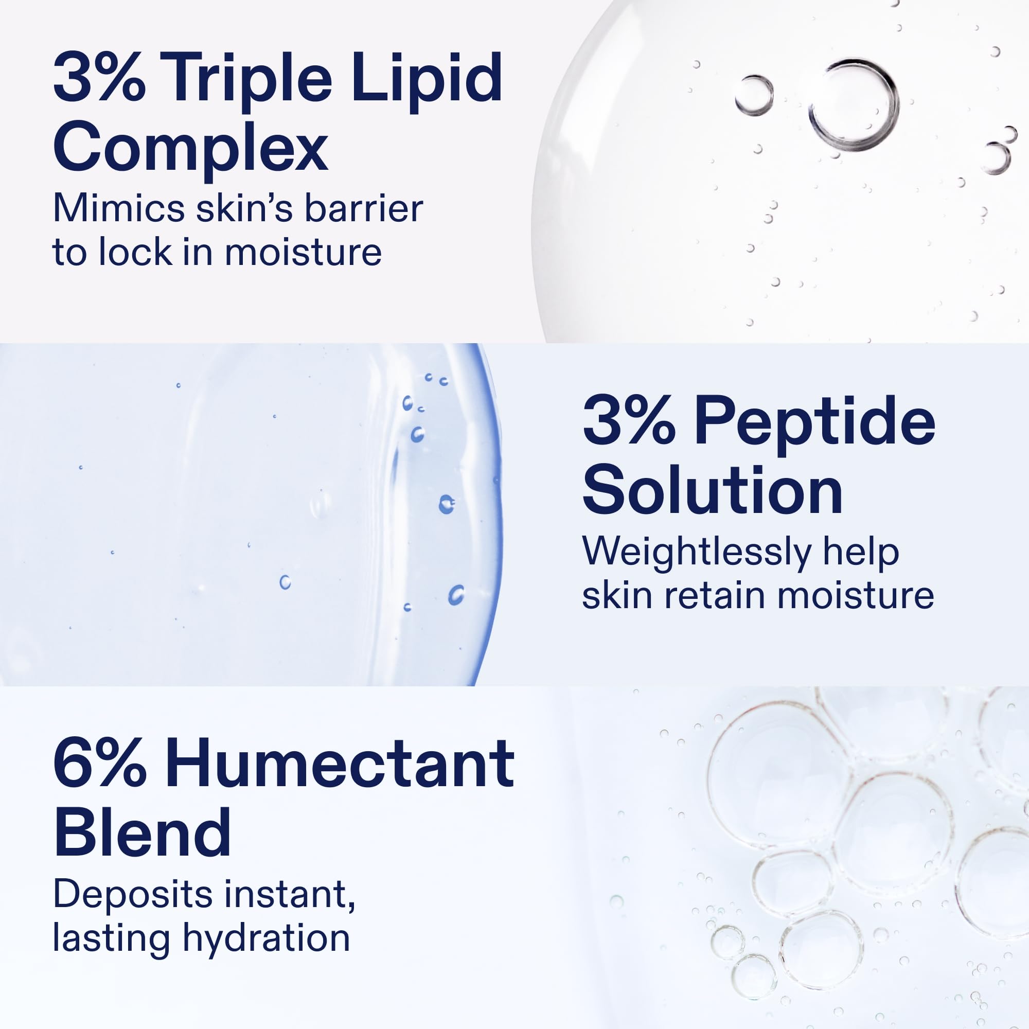 Skinfix Triple Lipid-Peptide Cream Refill texture swirl demonstrating moisturizing cream.