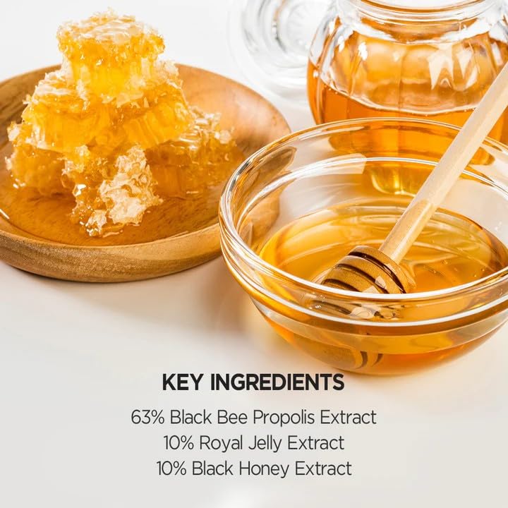 SKINFOOD 1957: composición con propóleo de abeja negra para piel sensible.