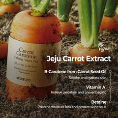 Skinfood Carrot Carotene Daily Mask 5-minute application boosts skin glow