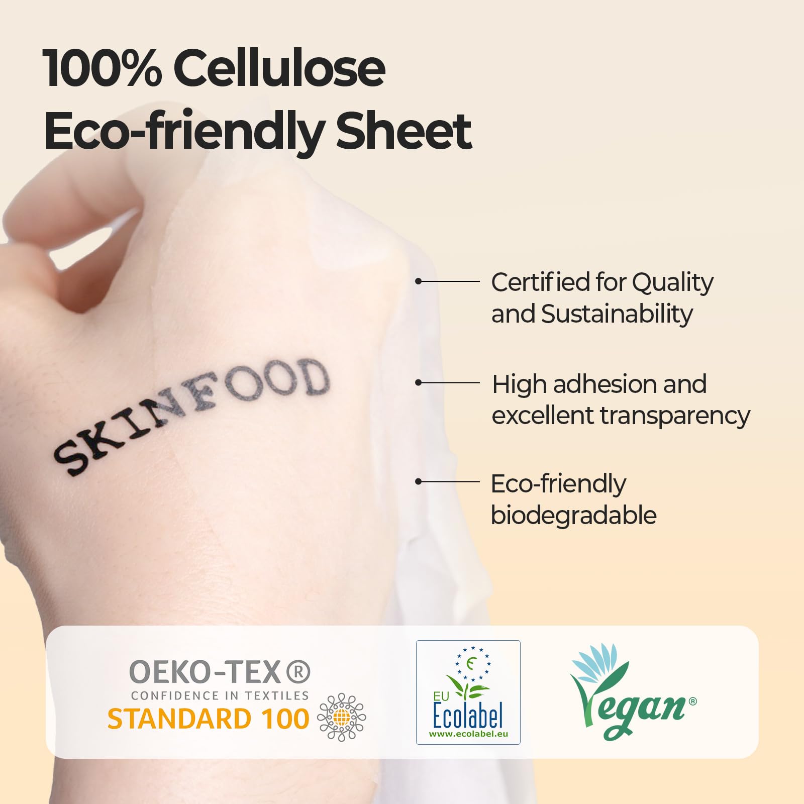 Skinfood Carrot Carotene Daily Mask cellulose sheet delivers comfortable fit