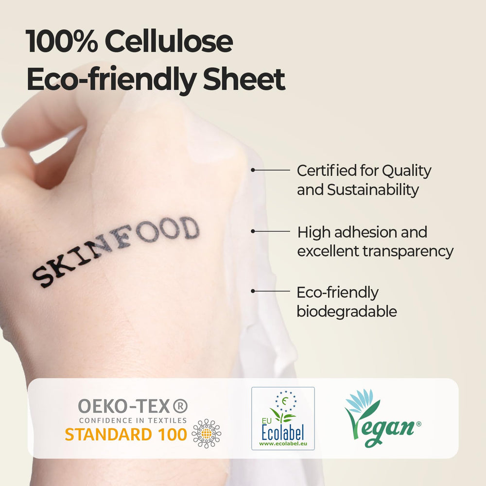 SKINFOOD Rice Daily Mask 100% cellulose sheet close-up