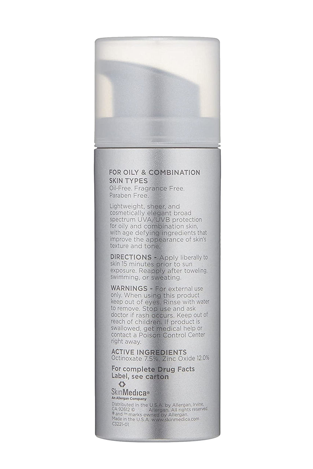 SkinMedica Essential Defense matte finish delivers a shine-free look for oily or combination skin