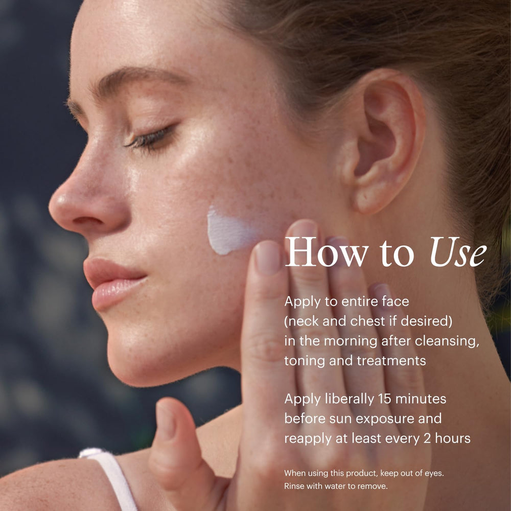SkinMedica Essential Defense on-skin view reveals a lightweight, non-greasy finish.