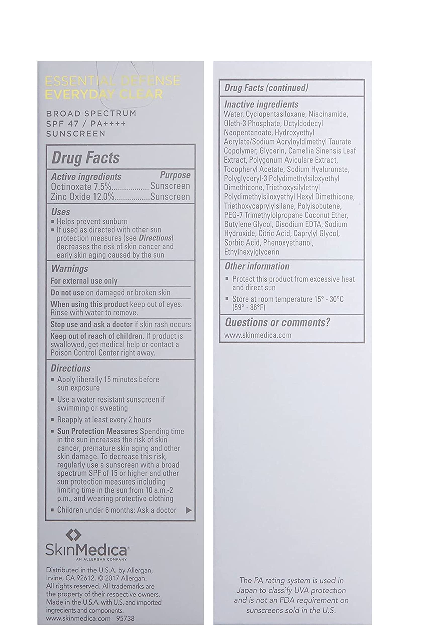 SkinMedica Essential Defense offers broad UVA/UVB protection for daily sun defense