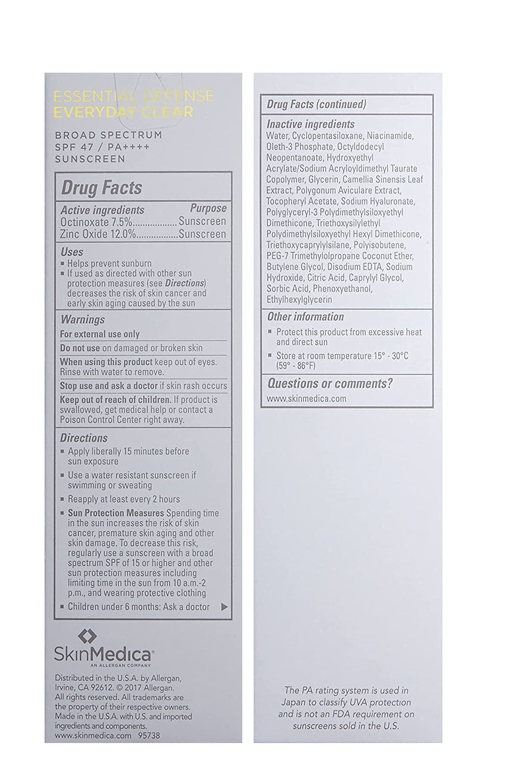 SkinMedica Essential Defense offers broad UVA/UVB protection for daily sun defense