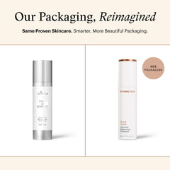 SkinMedica Even & Correct serum bottle back shows fragrance-free and hydroquinone-free details