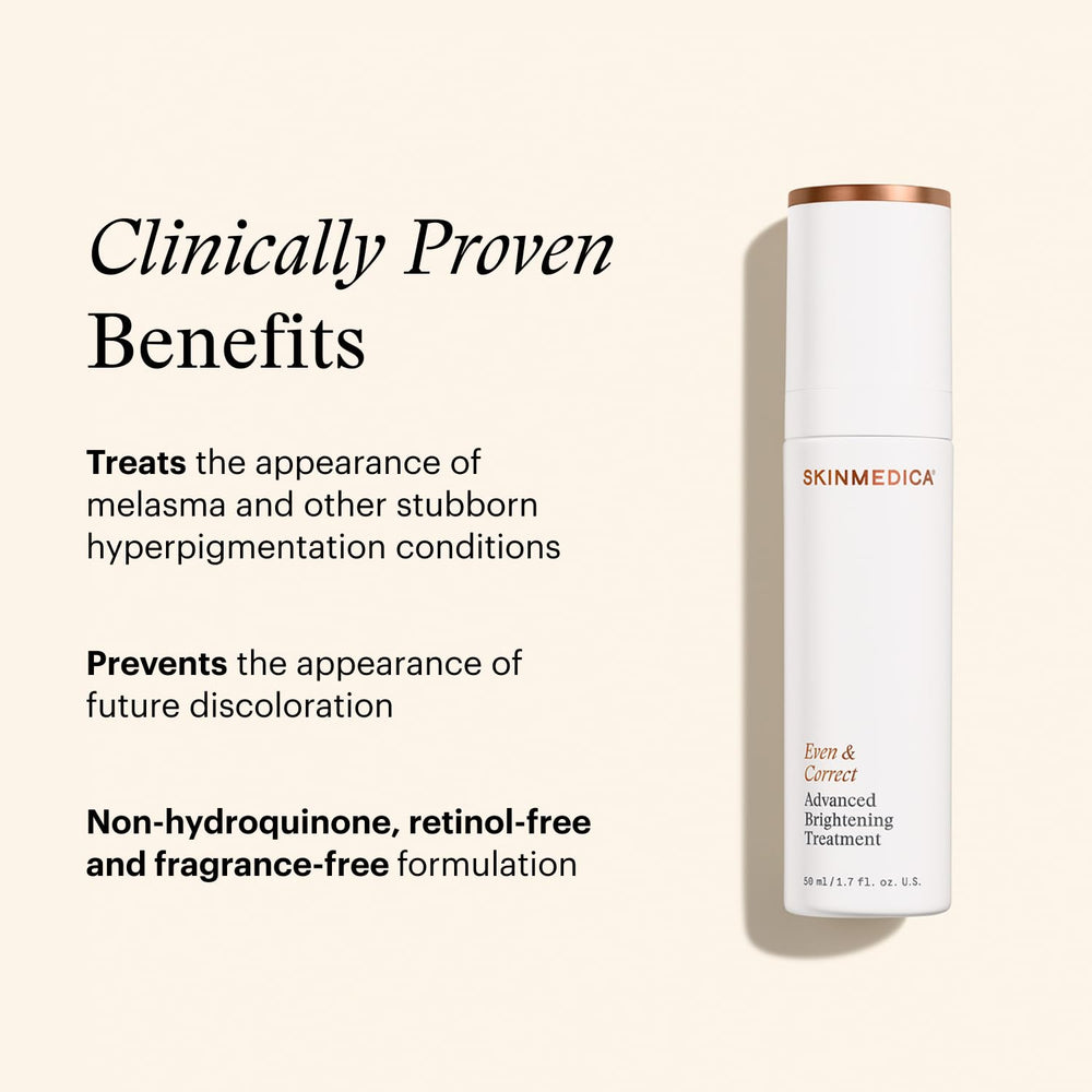 New packaging box of SkinMedica Even & Correct highlights premium branding