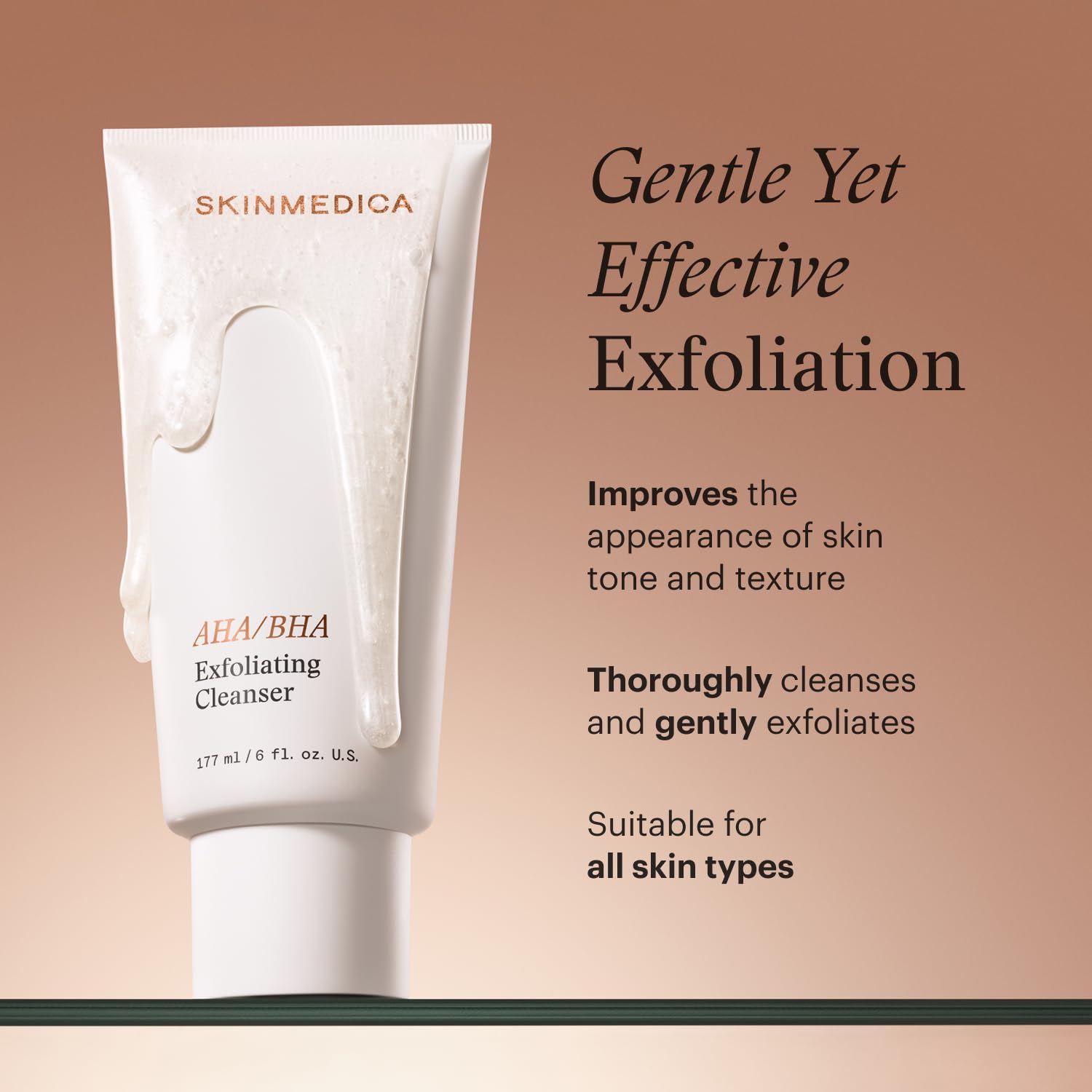 Close-up of SkinMedica jojoba spheres for gentle exfoliation.