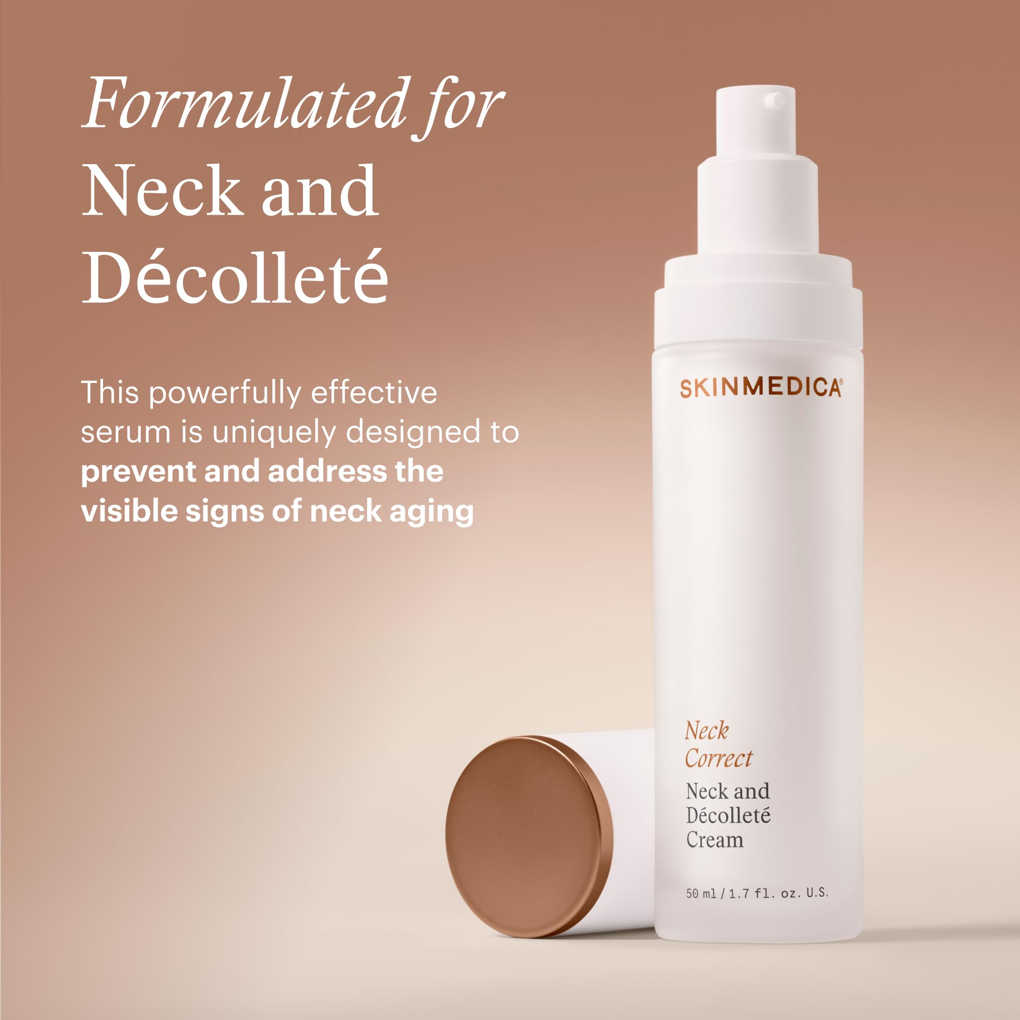 SkinMedica Neck Correct: textura cremosa que se desliza suavemente.