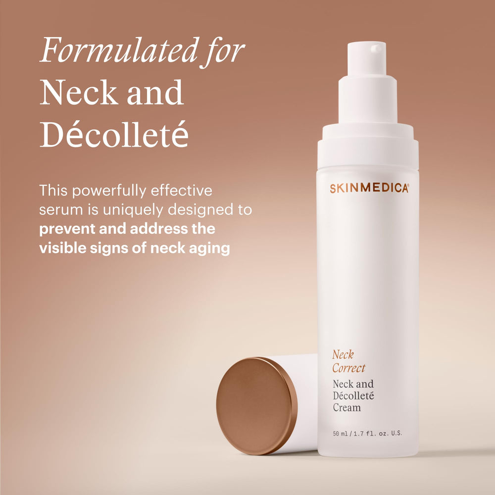 SkinMedica Neck Correct: textura cremosa que se desliza suavemente.