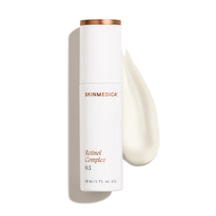 SkinMedica Retinol 0.5 Complex bottle shown for nightly use to support smoother skin